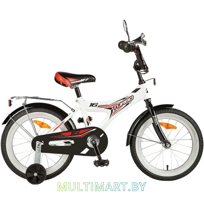 Детский велосипед Novatrack Turbo 167TURBO.WT20 (белый/черный, 2020)